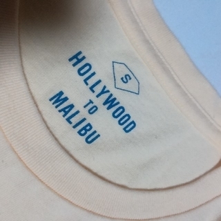 ロンハーマン(Ron Herman)のHOLLYWOOD TO MALIBU イエロー　Tシャツ(Tシャツ/カットソー(半袖/袖なし))