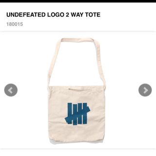 アンディフィーテッド(UNDEFEATED)の【定価販売！】UNDEFEATED アンディフィーテッド ロゴ ショルダーバッグ(トートバッグ)