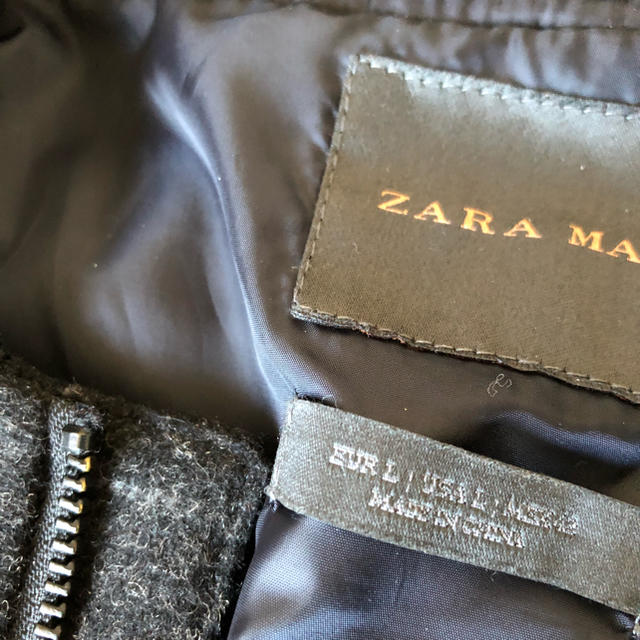 ZARA(ザラ)のZara メンズ ボマー フライトジャケット XL メンズのジャケット/アウター(フライトジャケット)の商品写真