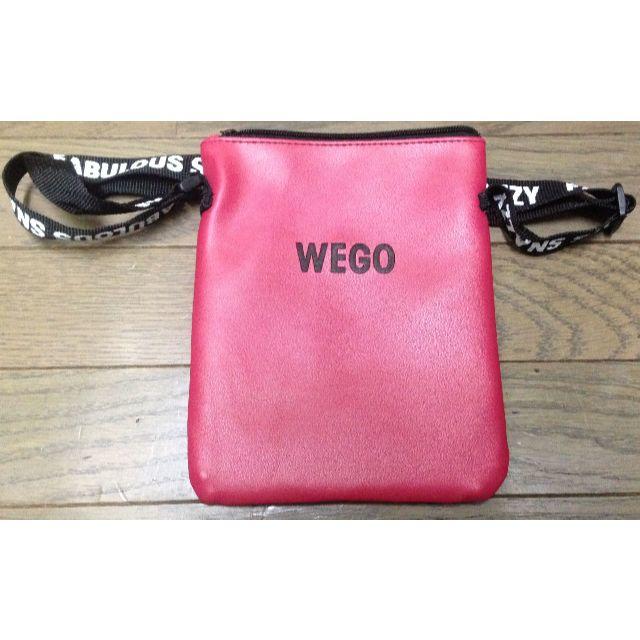 WEGO(ウィゴー)の☆☆☆WEGO ショルダーバッグ　赤☆☆☆ レディースのバッグ(ショルダーバッグ)の商品写真