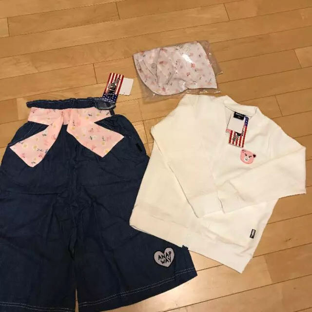 ANAP Kids(アナップキッズ)の専用   130センチ キュロットのみ キッズ/ベビー/マタニティのキッズ服女の子用(90cm~)(ジャケット/上着)の商品写真