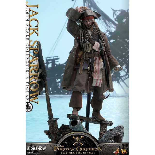 ホットトイズ　ジャックスパロウ　最後の海賊　1/6 エンタメ/ホビーのフィギュア(SF/ファンタジー/ホラー)の商品写真