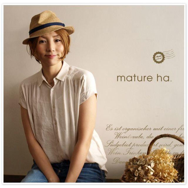 mina perhonen - mature ha. マチュアーハ ボックスハット 4.5cm brim