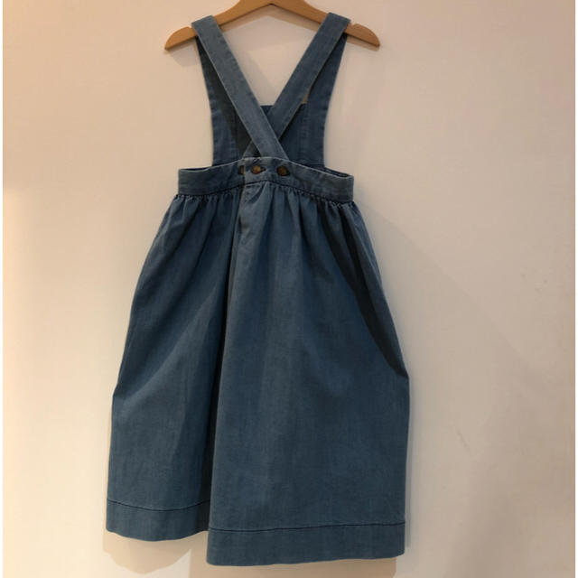 Bonpoint(ボンポワン)のボンポワン ワンピース サイズ6a  デニム しおりさん専用 キッズ/ベビー/マタニティのキッズ服女の子用(90cm~)(ワンピース)の商品写真