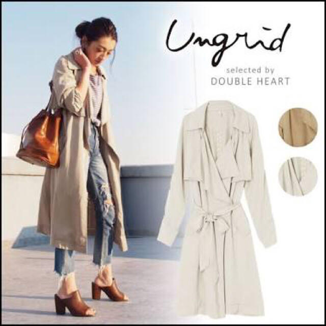 Ungrid(アングリッド)のungrid テンセルラップトレンチコート レディースのジャケット/アウター(トレンチコート)の商品写真