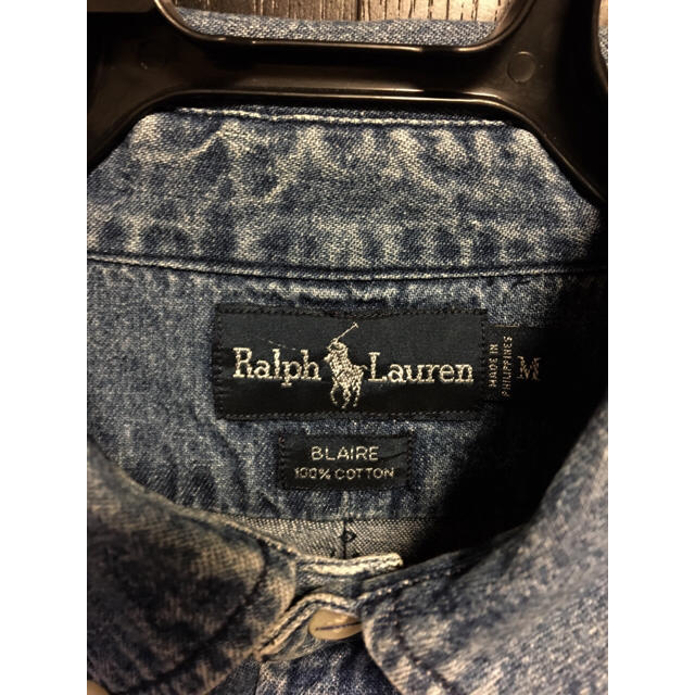 Ralph Lauren(ラルフローレン)のラルフローレン【Ralph Lauren】デニムシャツ ポロ ヴィンテージ メンズのトップス(シャツ)の商品写真