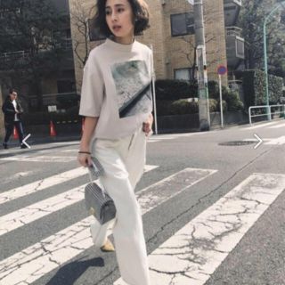 アメリヴィンテージ(Ameri VINTAGE)のAMERI   WOODEN FLOOR TOP Tシャツ カットソー(Tシャツ(半袖/袖なし))