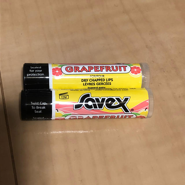 Savex(サベックス)のsavex リップクリーム グレープフルーツ コスメ/美容のスキンケア/基礎化粧品(リップケア/リップクリーム)の商品写真