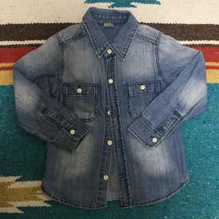 プティマイン(petit main)のプティマイン  ダンガリーシャツ デニムシャツ 110 zara  DD(ブラウス)