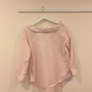 ティアンエクート(TIENS ecoute)の新品♡ピンクストライプ(シャツ/ブラウス(長袖/七分))