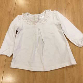 エイチアンドエム(H&M)の襟レーストップス♡(シャツ/カットソー)