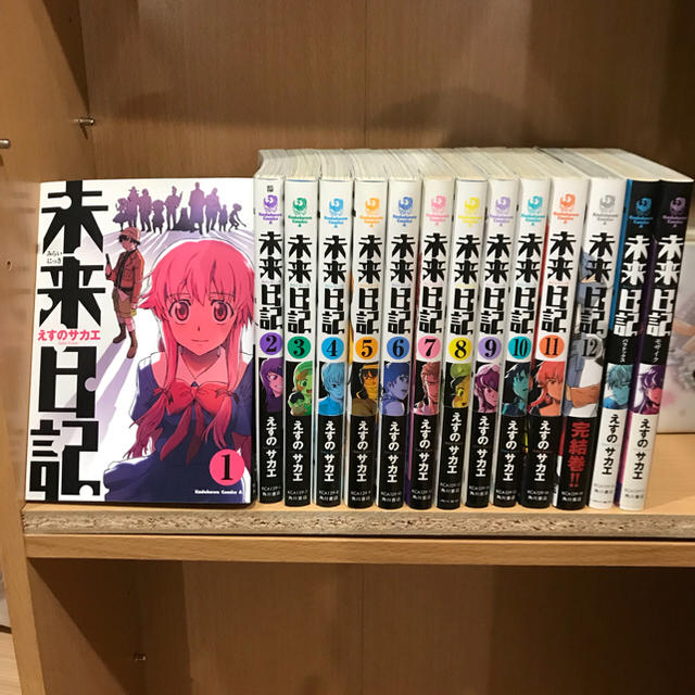 角川書店(カドカワショテン)の未来日記 全12巻セット＋関連本 エンタメ/ホビーの漫画(全巻セット)の商品写真