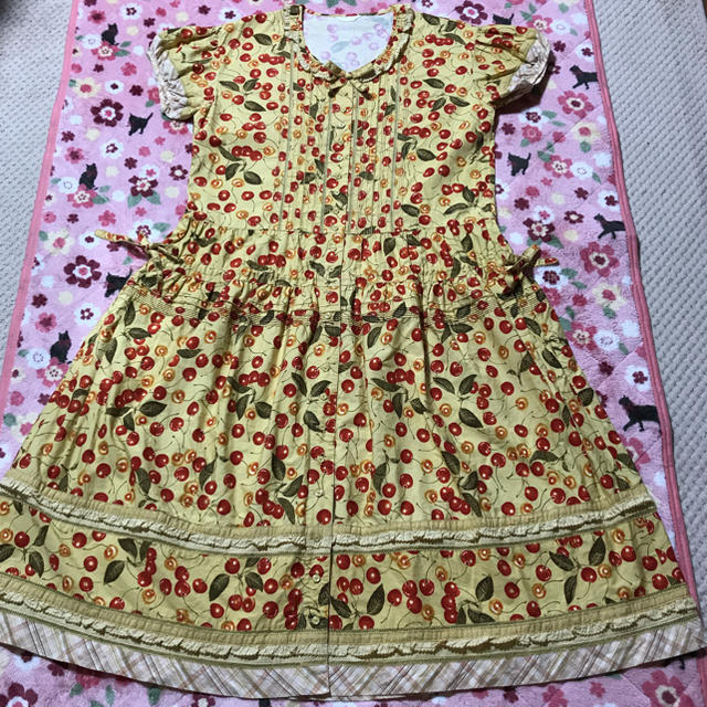 PINK HOUSE(ピンクハウス)のピンクハウス❣️チェリー🍒ワンピース👗みずたま様専用❣️ レディースのワンピース(ロングワンピース/マキシワンピース)の商品写真