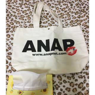 アナップ(ANAP)のANAPロゴ入り手提げカバン(ハンドバッグ)