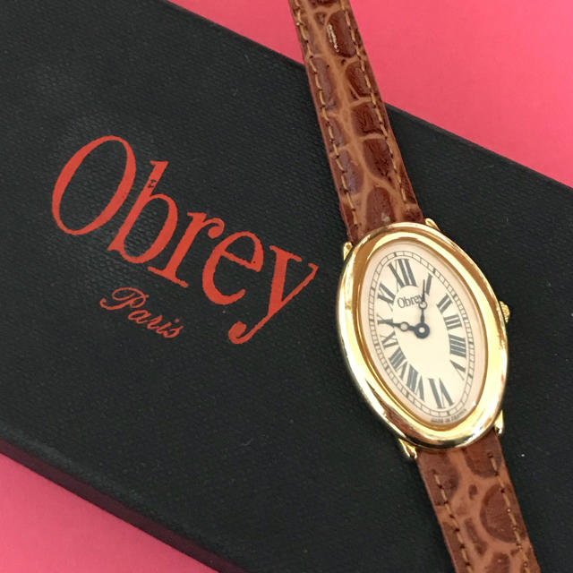 現行販売モデル・定価89100円obreyオブレイ・作動品・直ぐ使えます腕時計