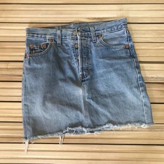 リーバイス(Levi's)のリーバイス*デニムスカート*古着(ひざ丈スカート)