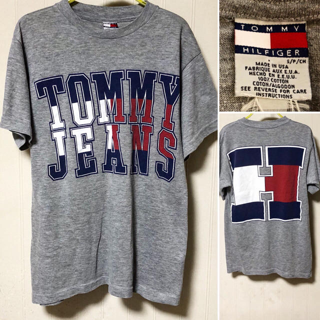 TOMMY HILFIGER(トミーヒルフィガー)の90s USA製 tommy hilfiger トミーヒルフィガー Tシャツ メンズのトップス(Tシャツ/カットソー(半袖/袖なし))の商品写真