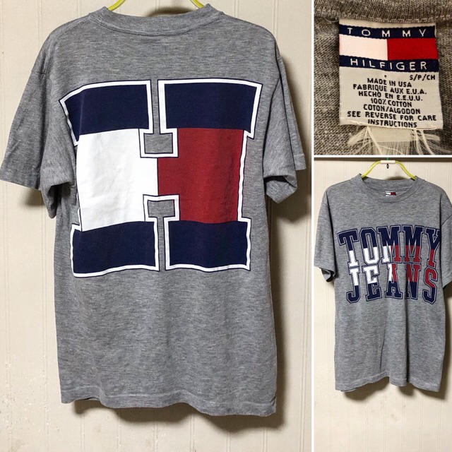 TOMMY HILFIGER(トミーヒルフィガー)の90s USA製 tommy hilfiger トミーヒルフィガー Tシャツ メンズのトップス(Tシャツ/カットソー(半袖/袖なし))の商品写真