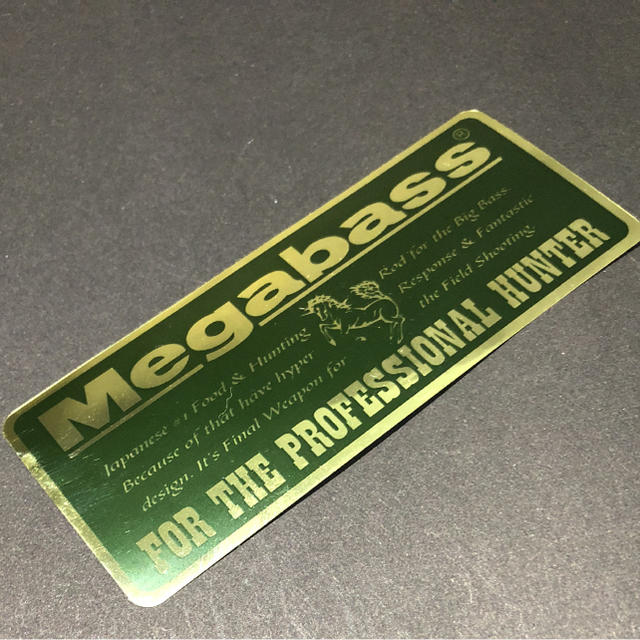 Megabass(メガバス)のメガバス Megabass ステッカー スポーツ/アウトドアのフィッシング(その他)の商品写真