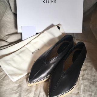 セリーヌ(celine)の【mina様専用】CELINE ☆ ポインテッドトゥのエスパドリーユ♫(ローファー/革靴)