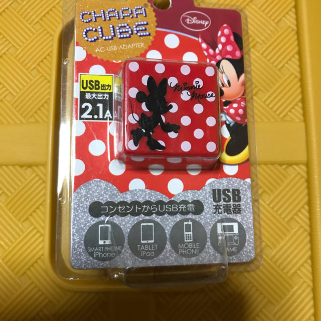 Disney(ディズニー)のディズニー  未開封USBタップ スマホ/家電/カメラのスマートフォン/携帯電話(バッテリー/充電器)の商品写真