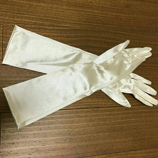 結婚式グローブ　サテン40㎝(手袋)