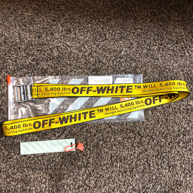 OFF-WHITE(オフホワイト)の2018ss OFF-WHITE “INDUSTRIAL BELT” 新品 メンズのファッション小物(ベルト)の商品写真