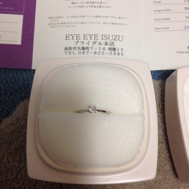 俄(ニワカ)の4月30日まで 俄 ことのは 9号 婚約指輪 レディースのアクセサリー(リング(指輪))の商品写真
