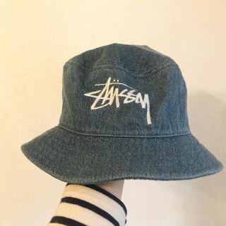 ステューシー(STUSSY)のSTUSSY デニムハット S/M(ハット)