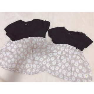 フタフタ(futafuta)の専用です！！女の子♡美品 チュニックワンピース 姉妹 年子 お揃い まとめ売り(ワンピース)