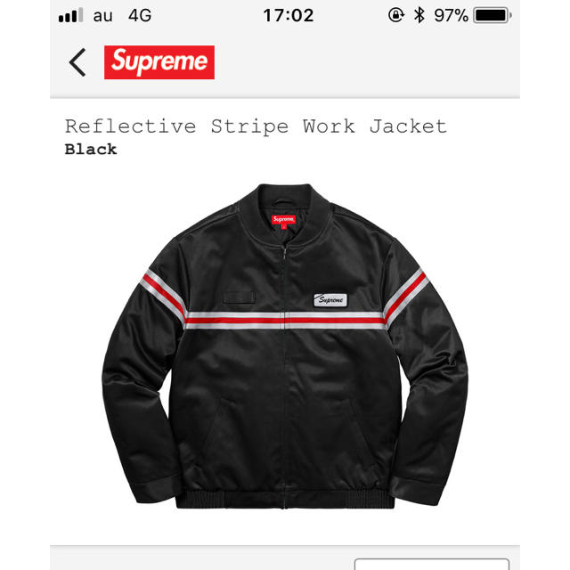 supreme reflective work jacket ジャケット ブルゾン