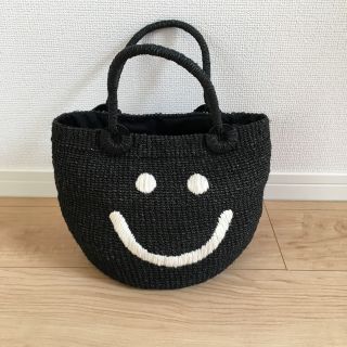 ドゥーズィエムクラス(DEUXIEME CLASSE)の美品 アジョリー  スマイル カゴバック(かごバッグ/ストローバッグ)