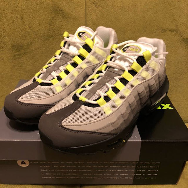 28センチ AIRMAX 95 OG エアマックス 95 イエローグラデ