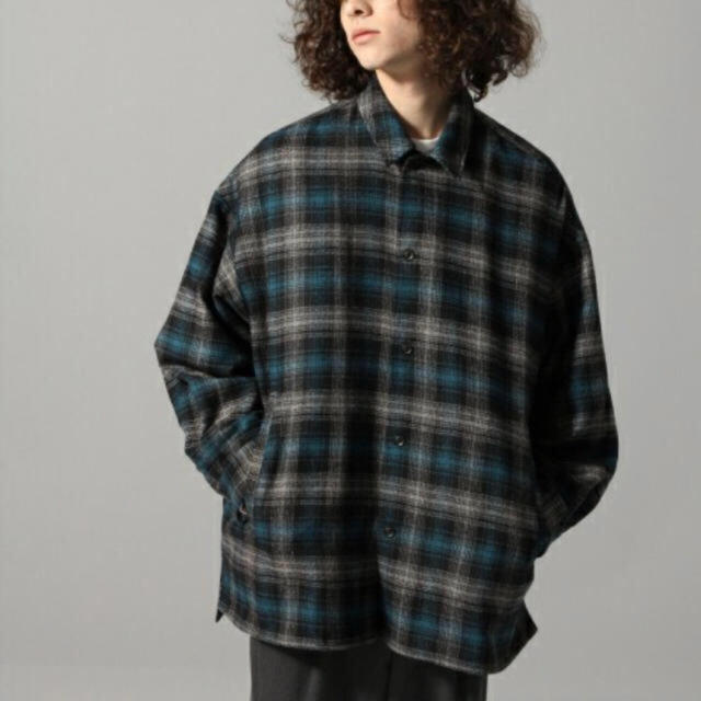 HARE(ハレ)のHARE ナカワタオンプレーシャツ メンズのジャケット/アウター(ブルゾン)の商品写真