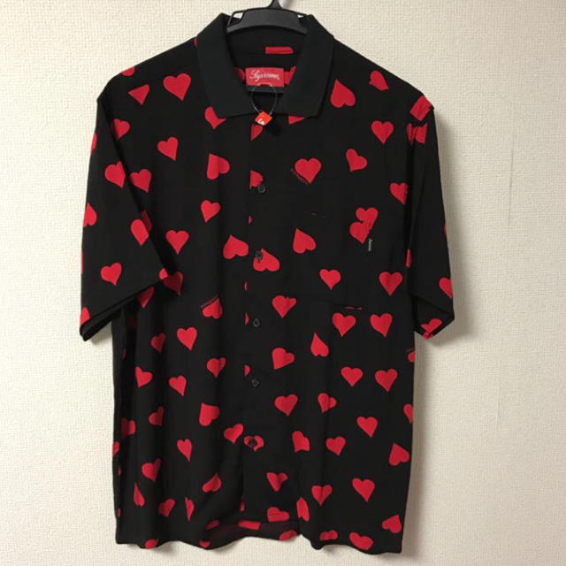 supreme Hearts Rayon Shirt Black Mサイズ 1