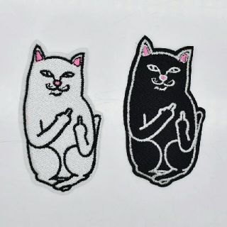 猫ワッペン2枚セット(各種パーツ)