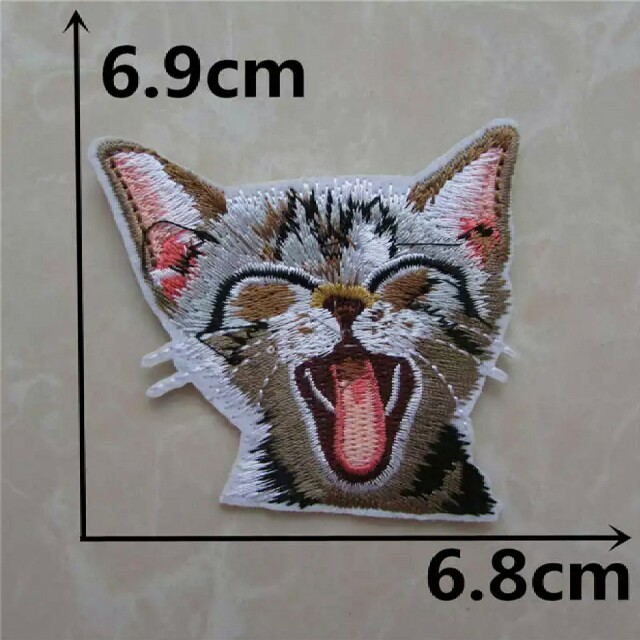 猫ワッペン3枚セット ハンドメイドの素材/材料(各種パーツ)の商品写真