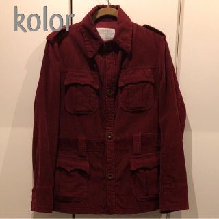 カラー(kolor)の【美品】kolor ジャケット(ミリタリージャケット)