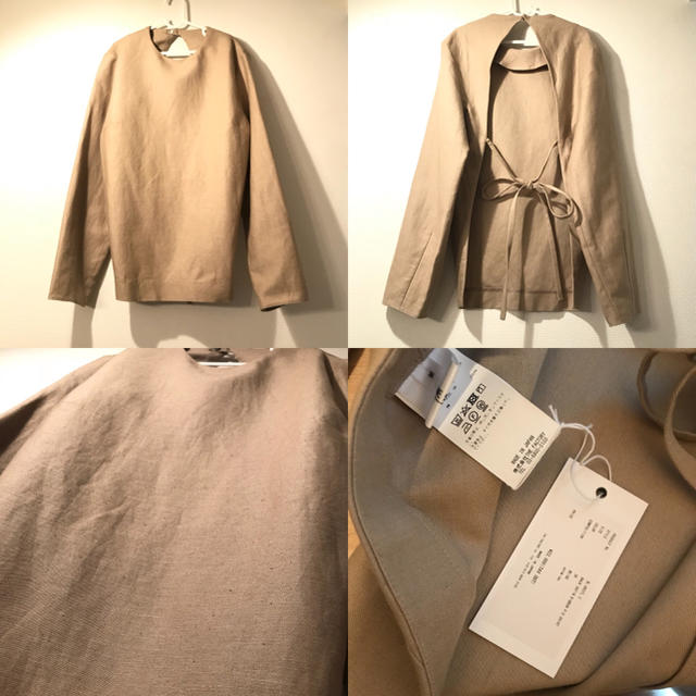 Plage(プラージュ)のJANE SMITH BACK SATIN RIBBON P/O SHIRT新品 レディースのトップス(シャツ/ブラウス(長袖/七分))の商品写真