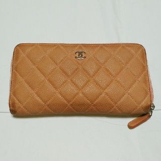 シャネル(CHANEL)の早い者勝ち❣❣ シャネル キャビアスキン  ラウンドジップ 長財布　レア(財布)