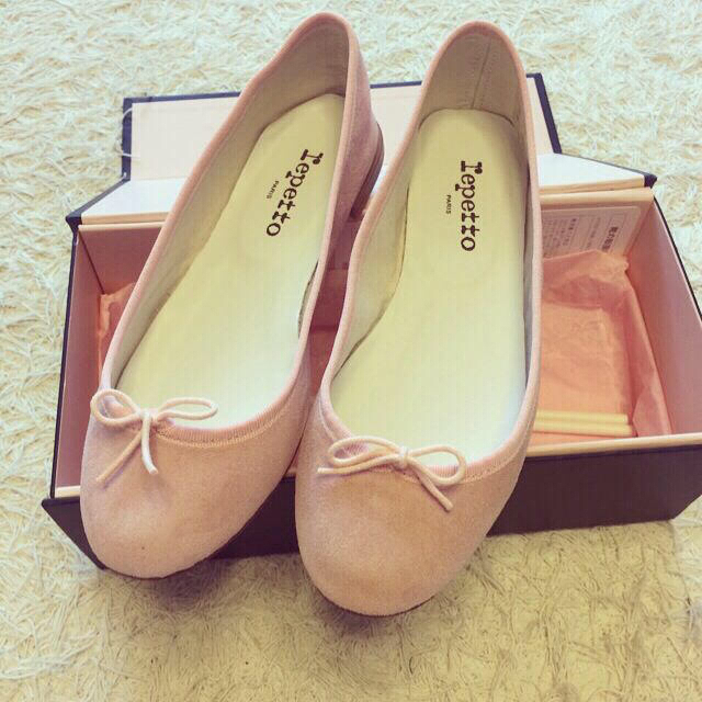 repetto(レペット)のreppeto♡ピンク バレエシューズ レディースの靴/シューズ(ハイヒール/パンプス)の商品写真