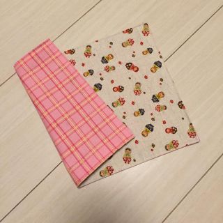 ハンドメイド♡13ランチョンマット♡ピンク&マトリョーシカ(外出用品)