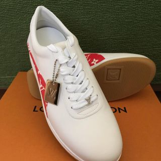 ルイヴィトン(LOUIS VUITTON)のSupreme X Louis Vuitton コラボ レザー スニーカー(キーホルダー)