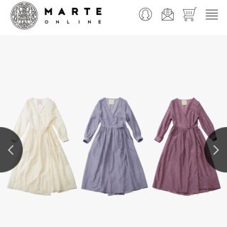 グリモワール(Grimoire)のなこ様専用✳︎11日まで。marte cache-coeur Onepiece(ひざ丈ワンピース)