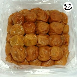 うす塩味 つぶれ梅 １kg×２ ②③、はちみつ味 １kg ⑤　合計３kg(漬物)