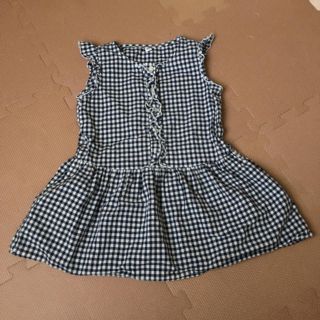 ユニクロ(UNIQLO)のUNIQLO ユニクロ ブロックチェックワンピース(ワンピース)