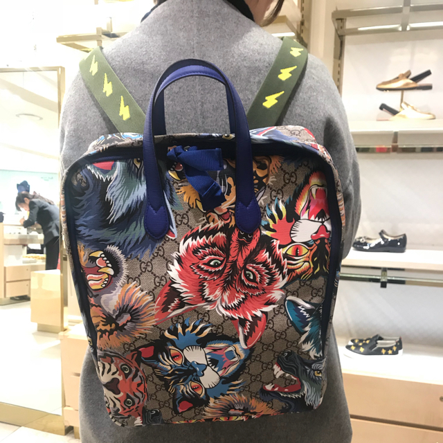 Gucci(グッチ)のゆり様専用GUCCIチルドレンリュック全国完売完全新品未使用 レディースのバッグ(リュック/バックパック)の商品写真