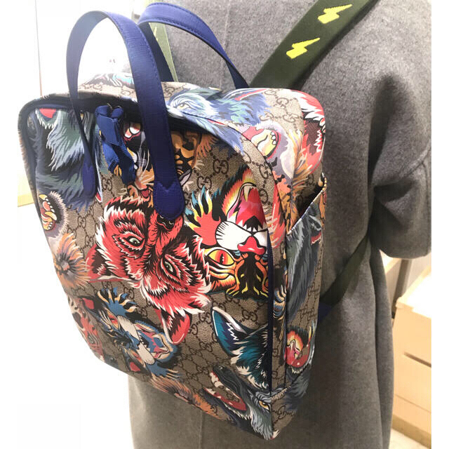 Gucci(グッチ)のゆり様専用GUCCIチルドレンリュック全国完売完全新品未使用 レディースのバッグ(リュック/バックパック)の商品写真