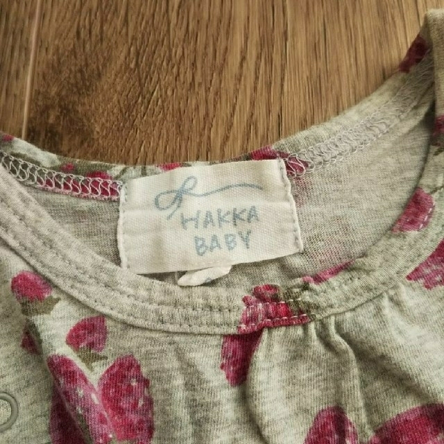 hakka baby(ハッカベビー)のハッカベビー　ロンパースmサイズ キッズ/ベビー/マタニティのベビー服(~85cm)(ロンパース)の商品写真
