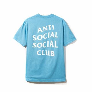 アンチ(ANTI)のスカイブルー S ANTI SOCIAL SOCIAL CLUB ロゴ Tシャツ(Tシャツ/カットソー(半袖/袖なし))